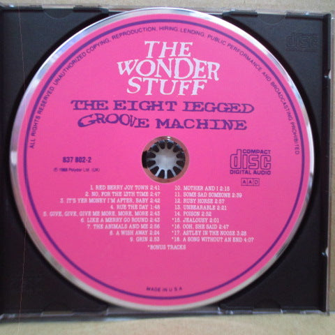 WONDER STUFF, THE (ザ・ワンダー・スタッフ) - The Eight Legged Groove Machine (US オリジナル CD)