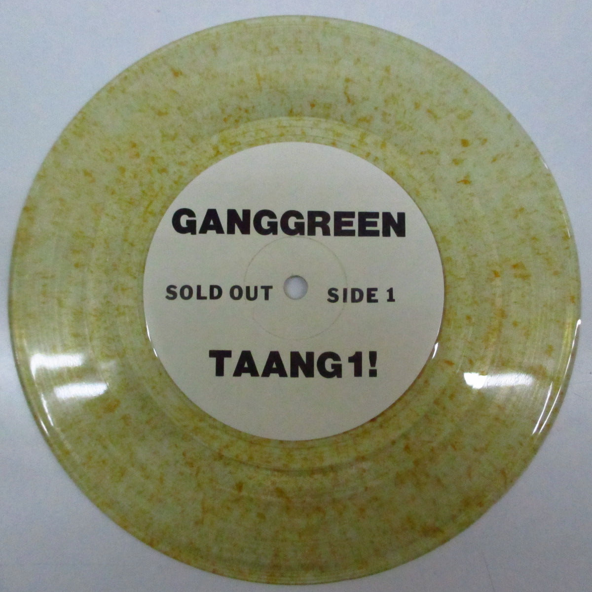 GANG GREEN (ギャング・グリーン) - Sold Out +2 (US 100 Ltd.Numbered Crear Vinyl 7"+Clear Acetate CVR)