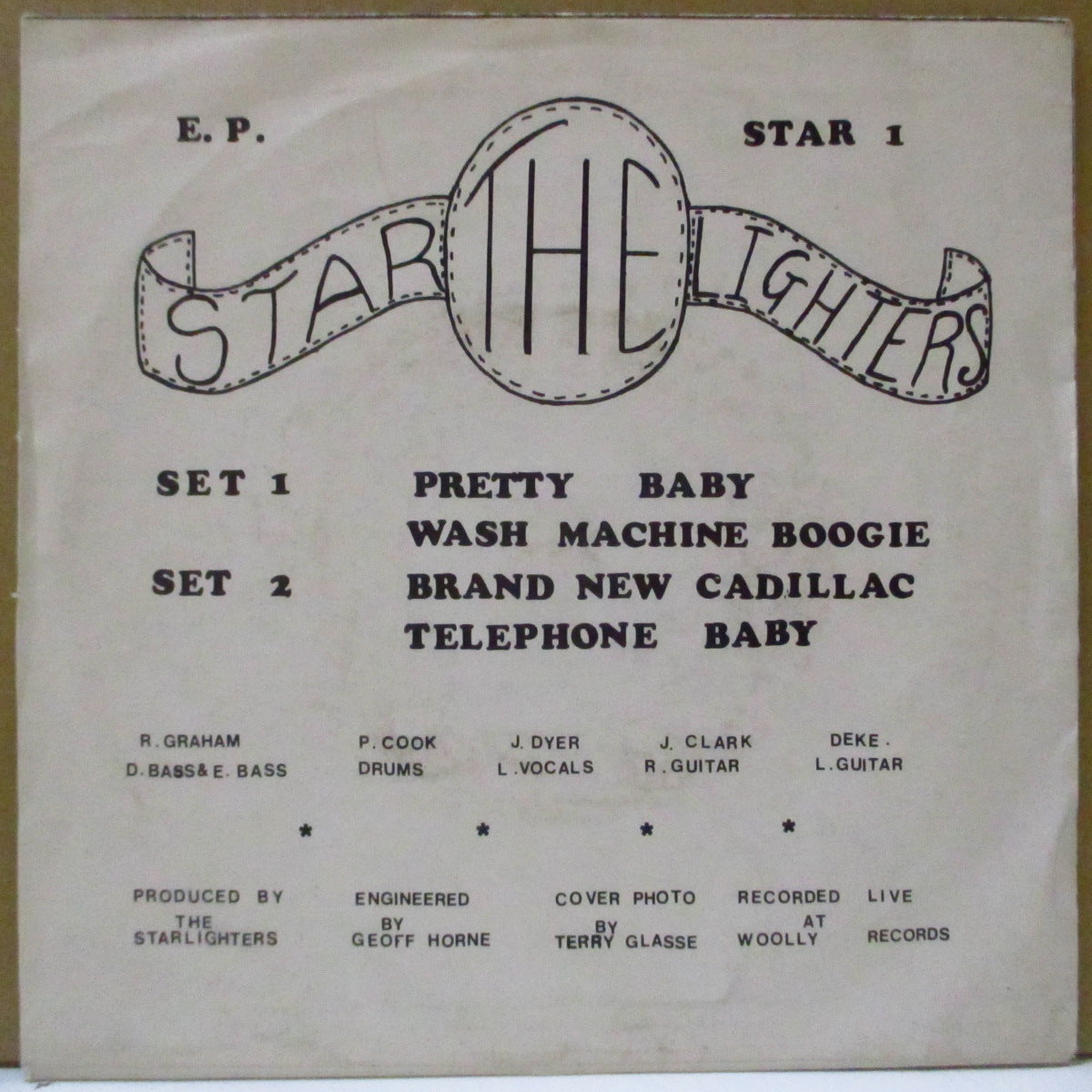 STARLIGHTERS, THE (ザ・スターライターズ) - Pretty Baby - I Saw You Last Night +3 (UK オリジナル 7")