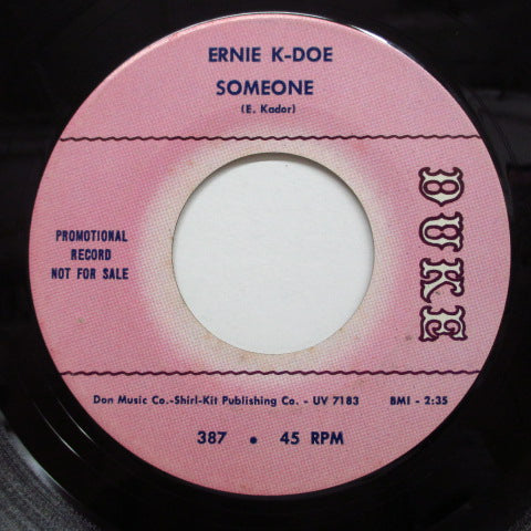 ERNIE K-DOE - Little Bit Of Everything / Someone Promo