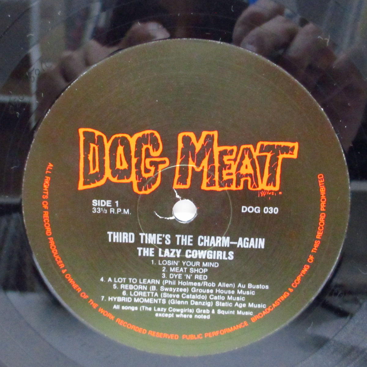 LAZY COWGIRLS, THE (ザ・レイジー・カウガールズ) - Third Time's The Charm - Again (OZ Orig.LP)