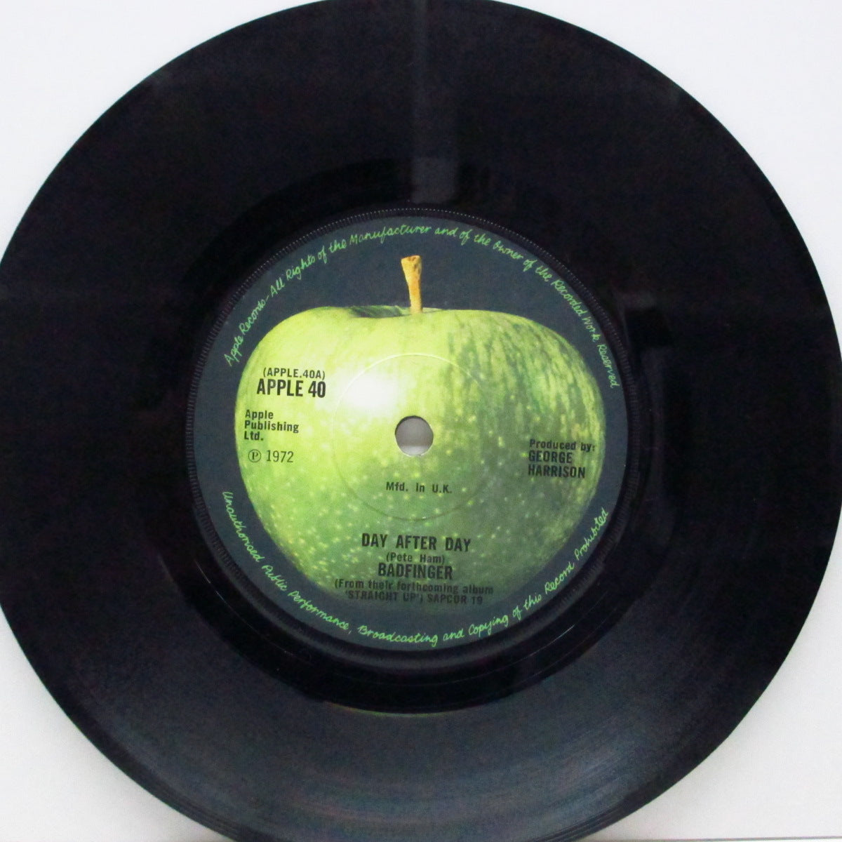 BADFINGER (バッドフィンガー) - Day After Day (UK オリジナル「フラットセンター」7")