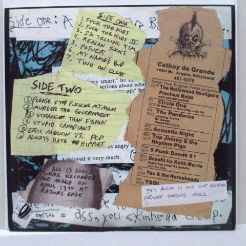 NOFX (ノーエフエックス) - Fuck The Kids (US Ltd. Green Vinyl 7")