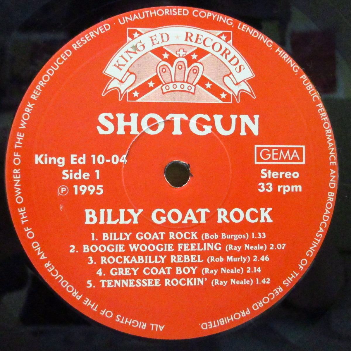 SHOTGUN (ショットガン) - Billy Goat Rock (UK Orig.10")