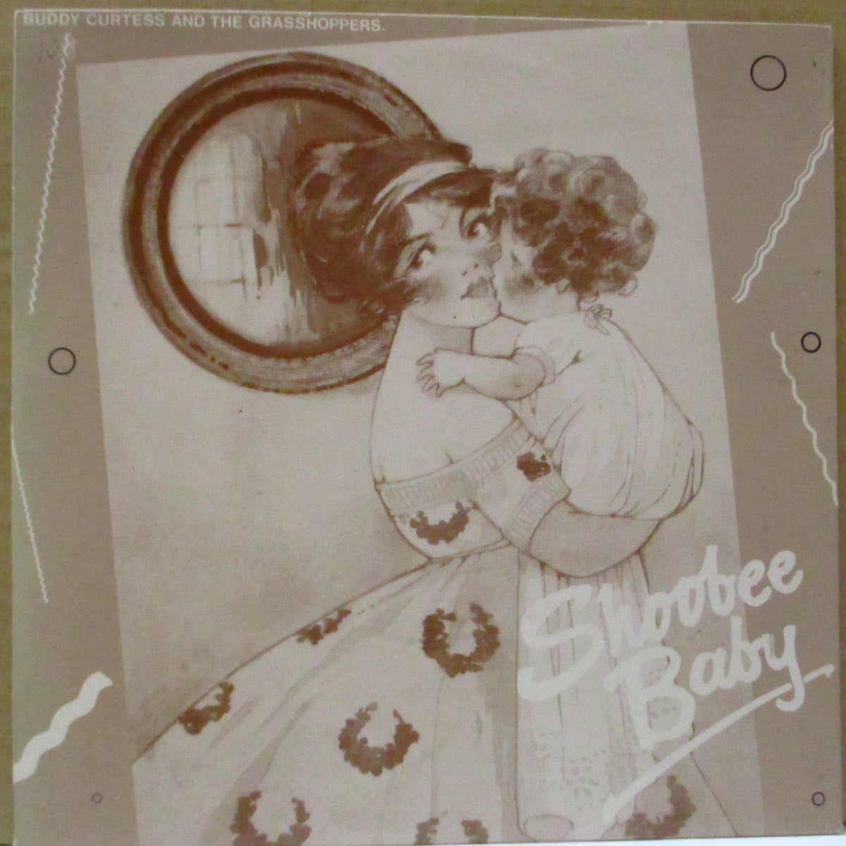 BUDDY CURTESS AND THE GRASSHOPPERS (バディ・カーテス・アンド・ザ・グラスホッパーズ) - Shoobee Baby +2 (UK オリジナル 7"/ブラウン・ジャケ)