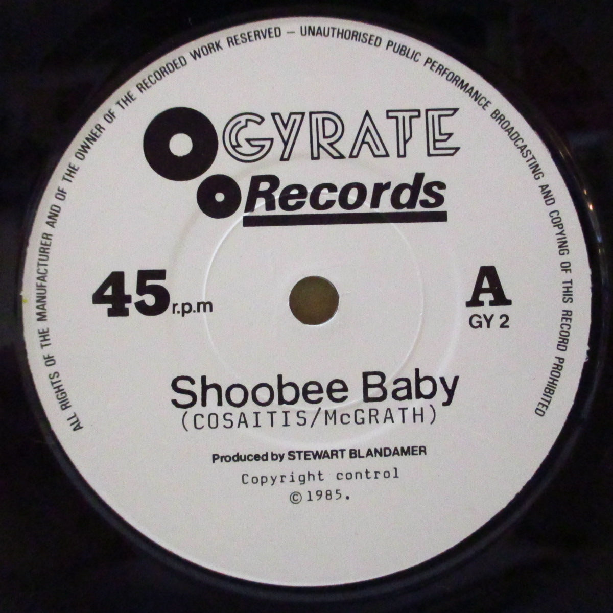 BUDDY CURTESS AND THE GRASSHOPPERS (バディ・カーテス・アンド・ザ・グラスホッパーズ) - Shoobee Baby +2 (UK オリジナル 7"/ブラウン・ジャケ)