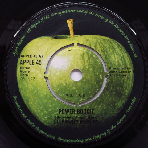 ELEPHANT'S MEMORY - Power Boogie (UK Orig.7"+CS)