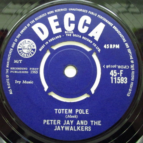 PETER JAY AND THE JAYWALKERS - Jaywalker / Totem Pole (UK Orig.7")