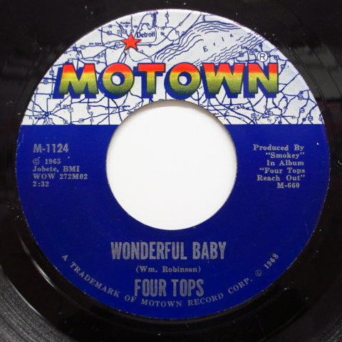 FOUR TOPS - Wonderful Baby (US Orig.)