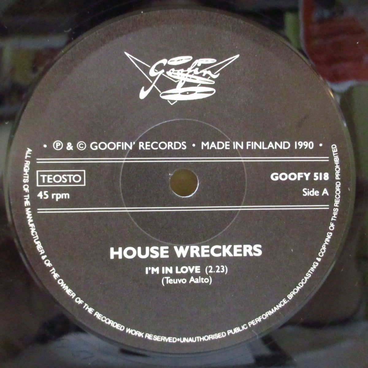 HOUSEWRECKERS (ハウスレッカーズ) - I'm In Love (Finland オリジナル 7")