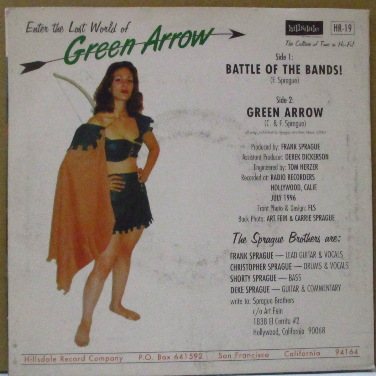 SPRAGUE BROTHERS, THE (ザ・スプレグ・ブラザーズ) - Battle Of The Bands! (US オリジナル 7")