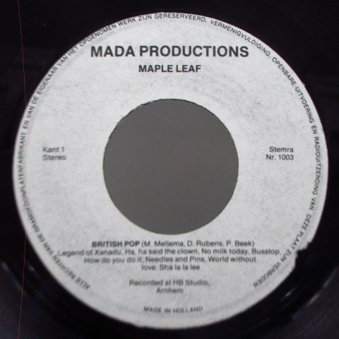 MAPLE LEAF - British Pop / All The Time (Dutch Orig.7")