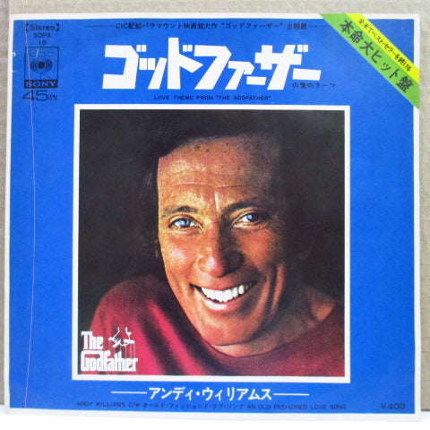 ANDY WILLIAMS - Love Theme From "The Godfather" (Japan Orig.7")