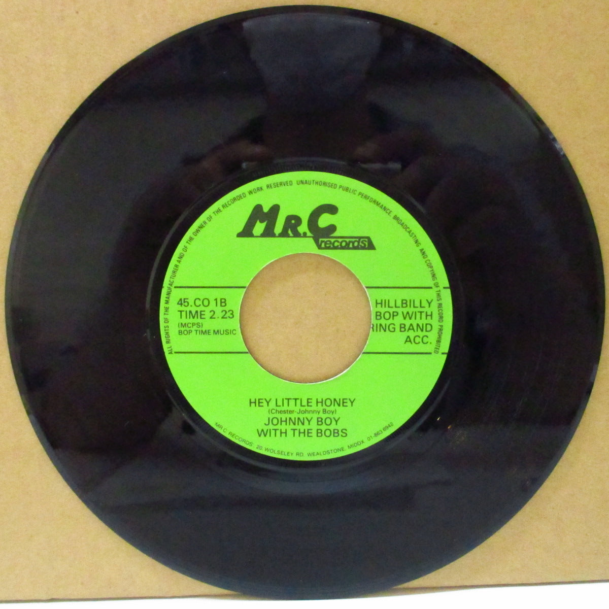 JOHNNY BOY AND SYLVIA (ジョニー・ボーイ・アンド・シルヴィア) - Gotta Be Hep! (UK オリジナル 7")