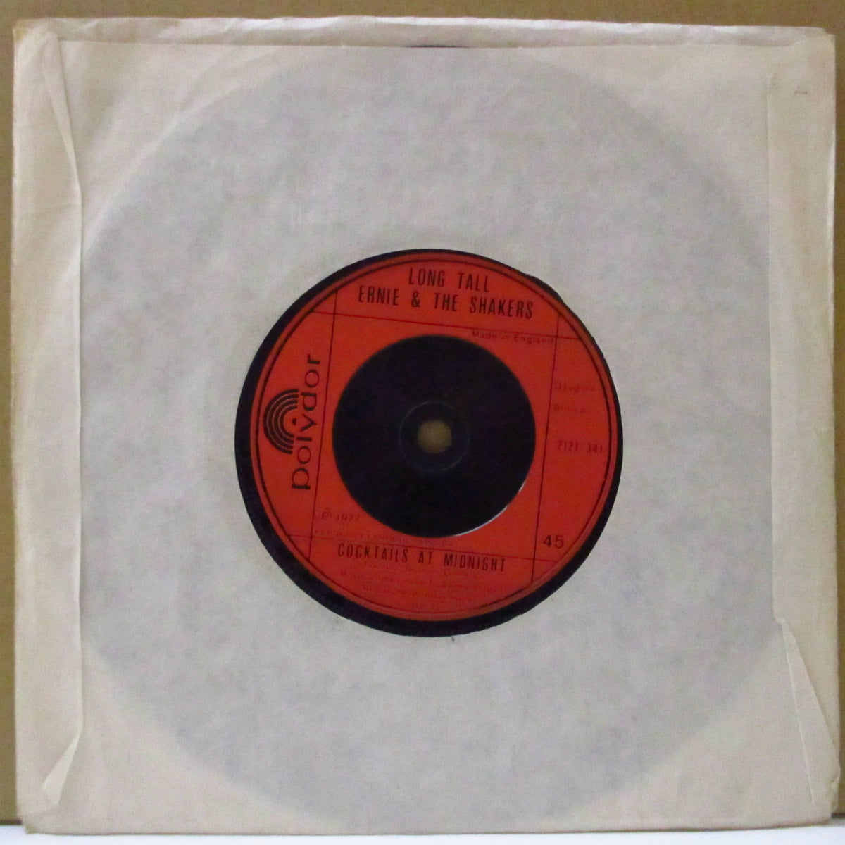 LONG TALL EARNIE AND THE SHAKERS (ロング・トール・アーニー・アンド・ザ・シェイカーズ) - Do You Remember (UK オリジナル 7"+プリント・ダイカットスリーブ)