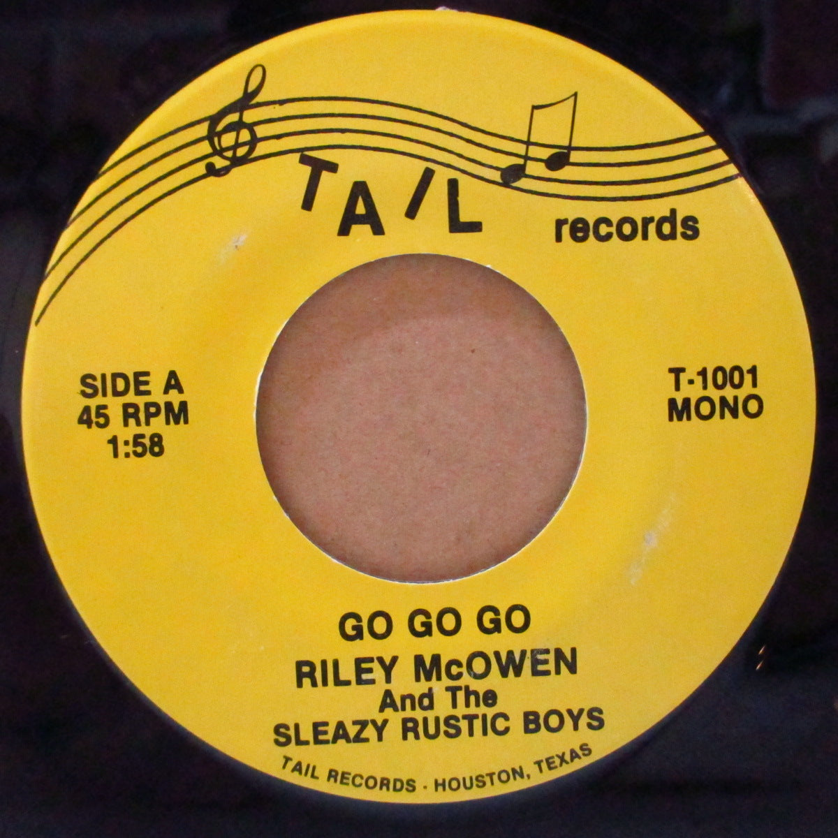RILEY McOWEN And The Sleazy Rustic Boys (ライリー・マクオーウェン・アンド・ザ・スリージー・ラスティック・ボーイズ) - Go Go Go (Sweden オリジナル 7")