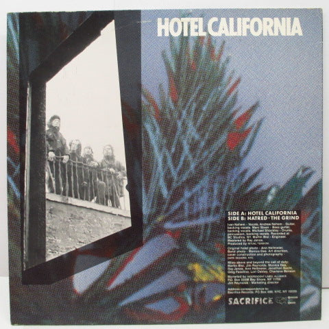 RITUAL TENSION (リチュアル・テンション) - Hotel California +2 (US Orig.12"/Sacrifice)