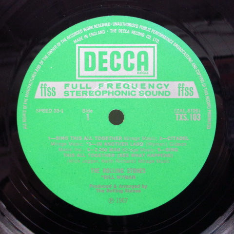 ROLLING STONES (ローリング・ストーンズ) - Their Satanic Majesties Request (UK 60's 2nd Press STEREO/3D無しCGS)