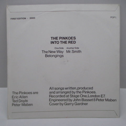 PINKOES - Into The Red (UK Orig.7")