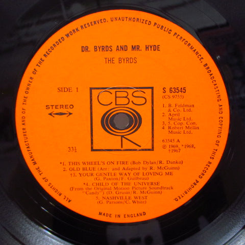 BYRDS (ザ・バーズ) - Dr.Byrds & Mr.Hyde (UK Orig.STEREO/CS)