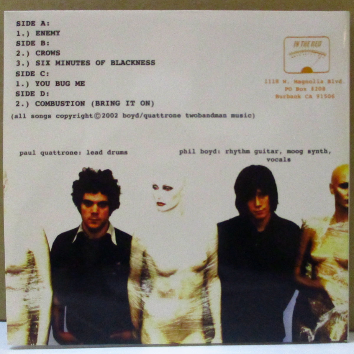 MODEY LEMON (モーディ・レモン) - Enemy +4 (US オリジナル 2x7"/見開きジャケ)