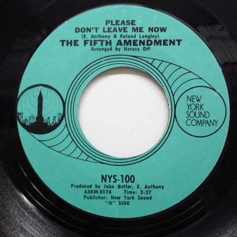 FIFTH AMENDMENT-Got You Where I Want You (Light Blue Label)