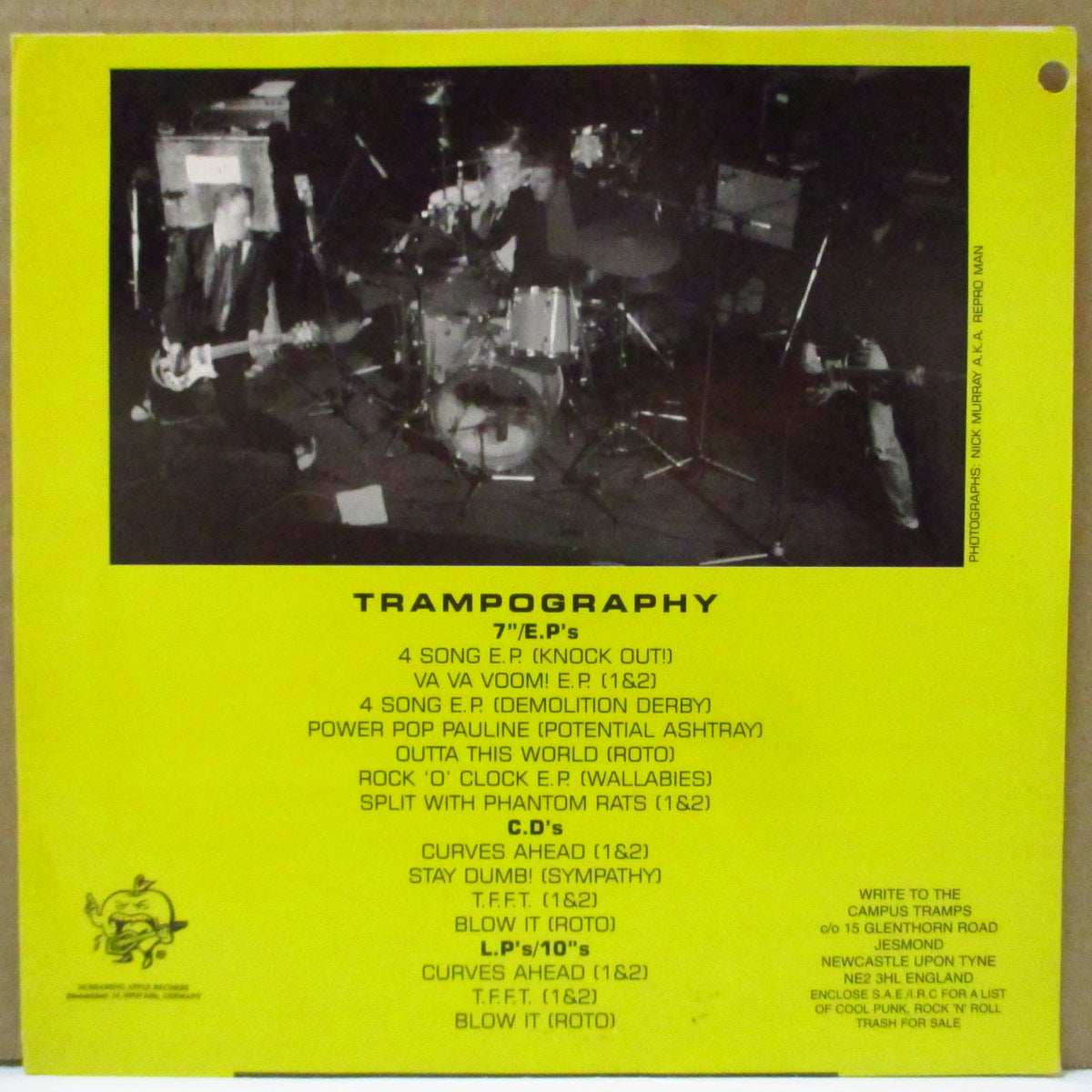 CAMPUS TRAMPS, THE (キャンパス・トランプス) - Stick Around (German Orig.7")