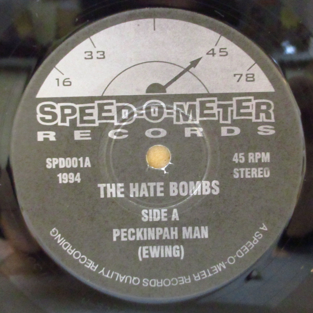 HATE BOMBS, THE (ヘイト・ボムズ) - Peckinpah Man (US Ltd.Clear Brown Vinyl7")