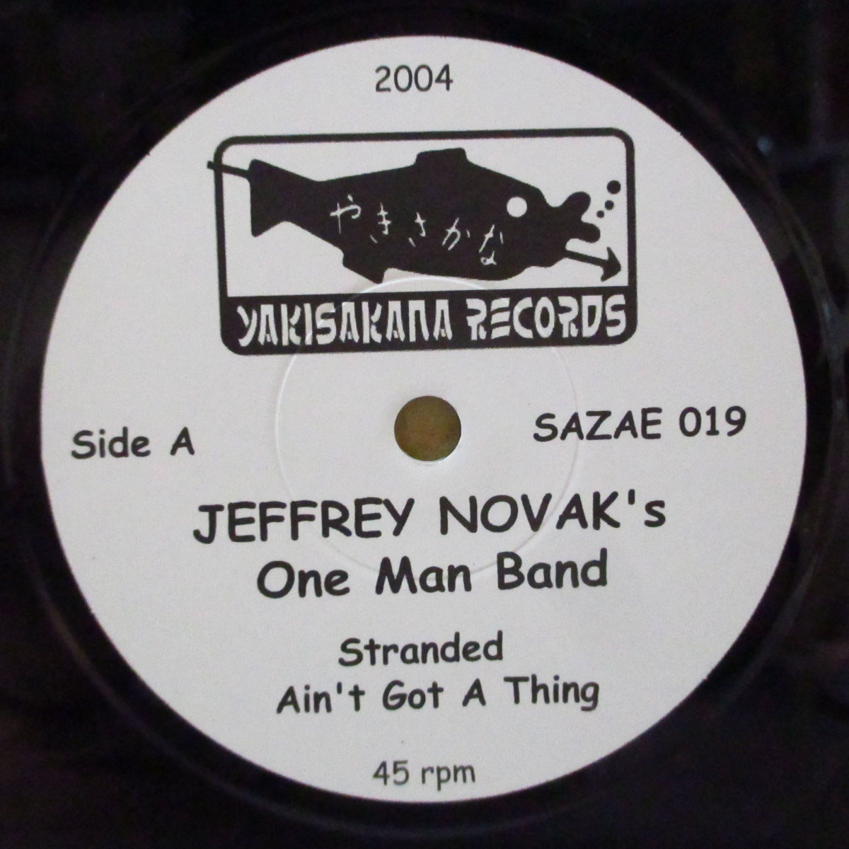 JEFFREY NOVAK'S ONE MAN BAND (ジェフリー・ノヴァク) - Jeffrey Strums, Beats & Screams All At The Same Time! (Frence Orig.7")