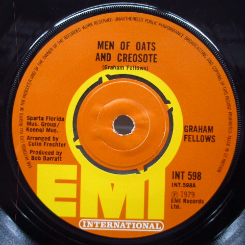 GRAHAM FELLOWS (グラハム・フェローズ) - Men Of Oats And Creosote (UK Orig.7"+Autograph)