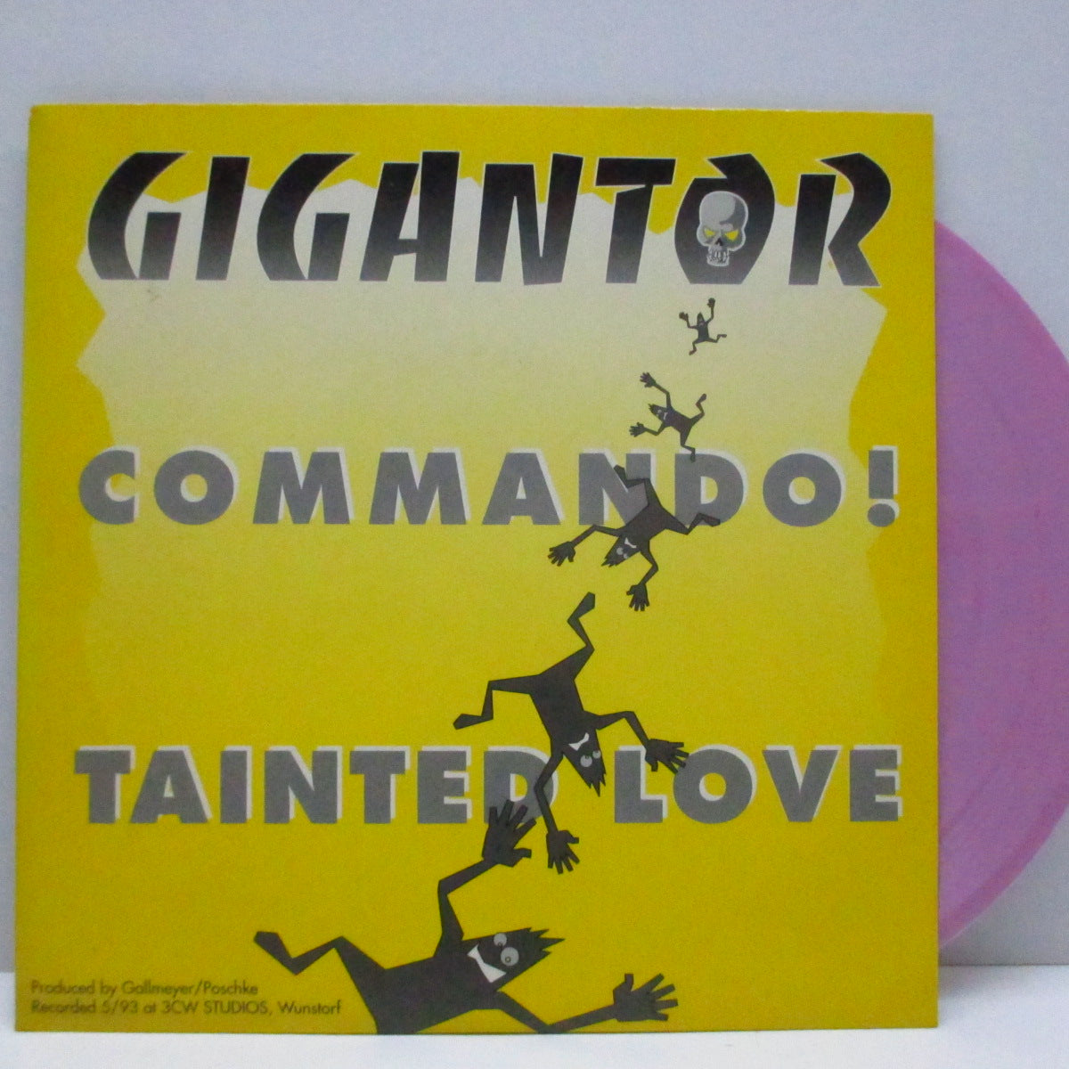 GIGANTOR / GOOBER PATROL (ジャイガンター / グーバー・パトロール) - Commando! (German 限定ピンクヴァイナル 7"EP)