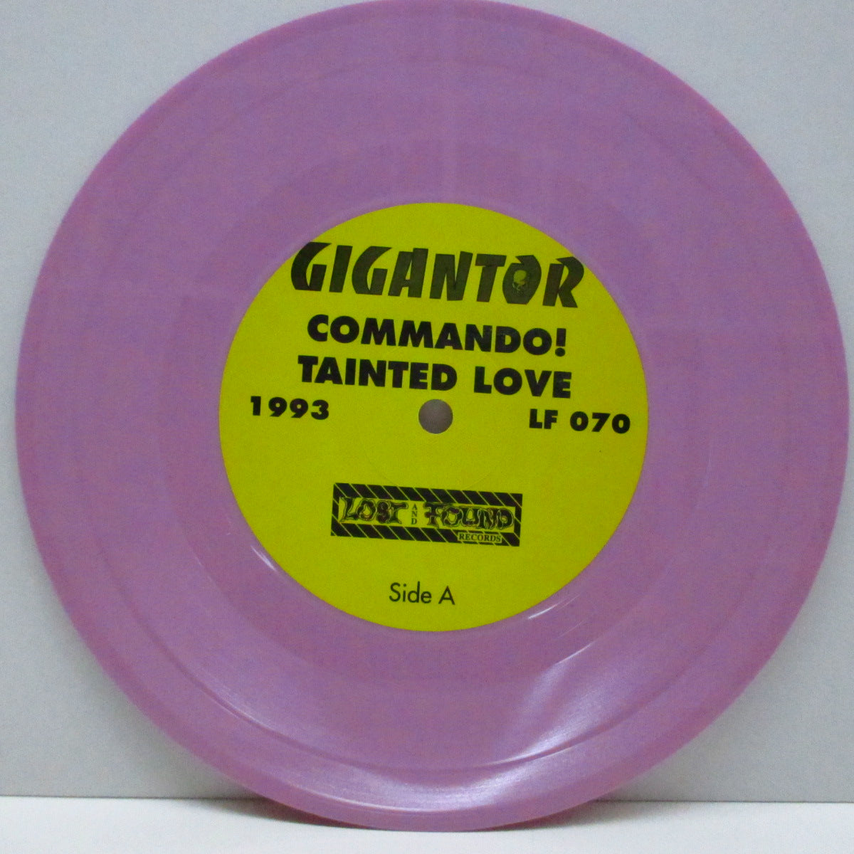 GIGANTOR / GOOBER PATROL (ジャイガンター / グーバー・パトロール) - Commando! (German 限定ピンクヴァイナル 7"EP)