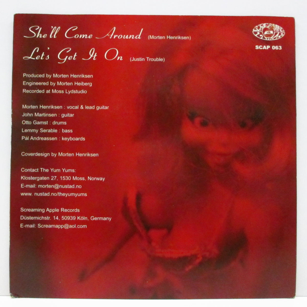 YUM YUMS, THE (ザ・ヤム・ヤムズ) - She'll Come Around (German オリジナル 7")