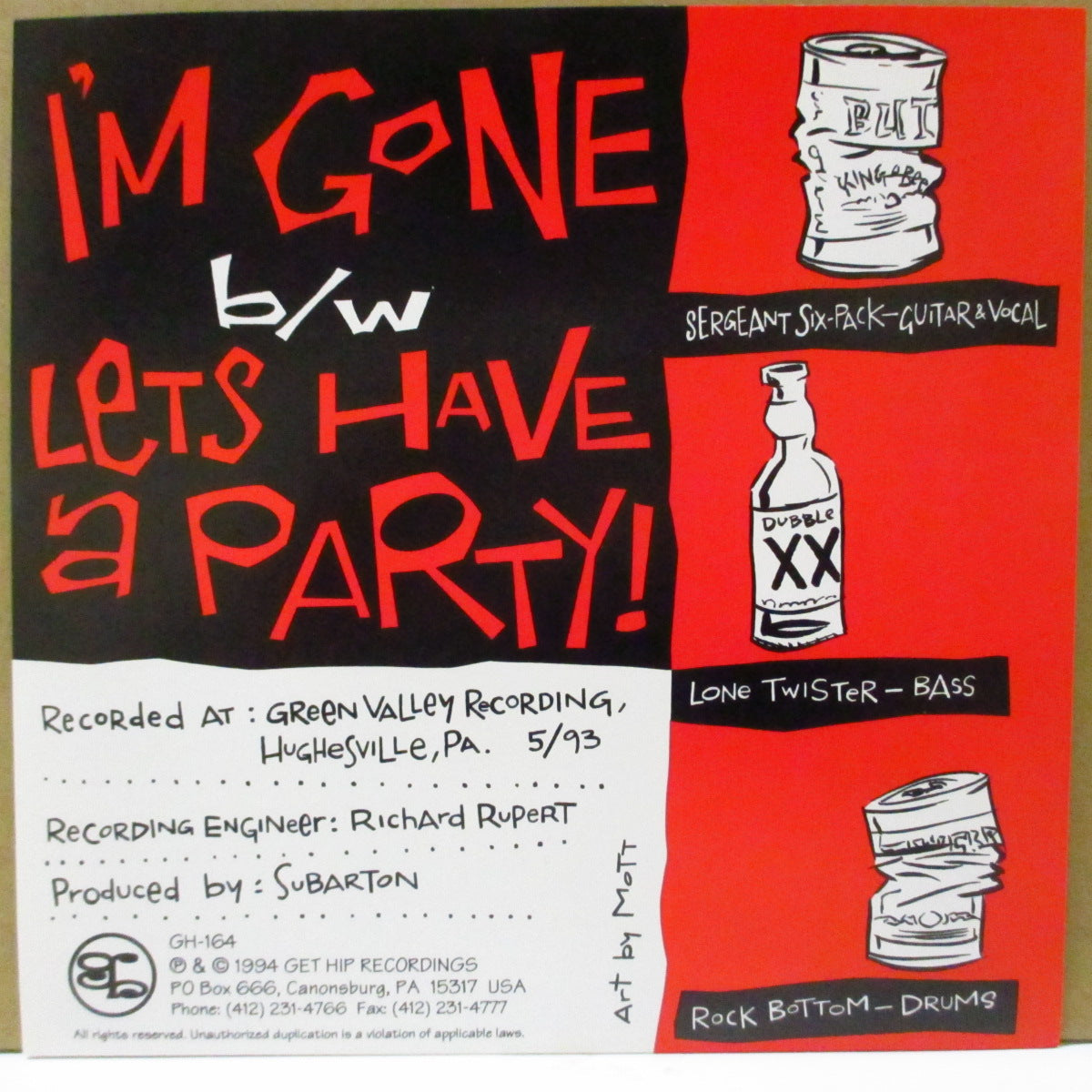 DUMMIES, THE (ダミーズ) - I'm Gone +2 (US Orig.7")