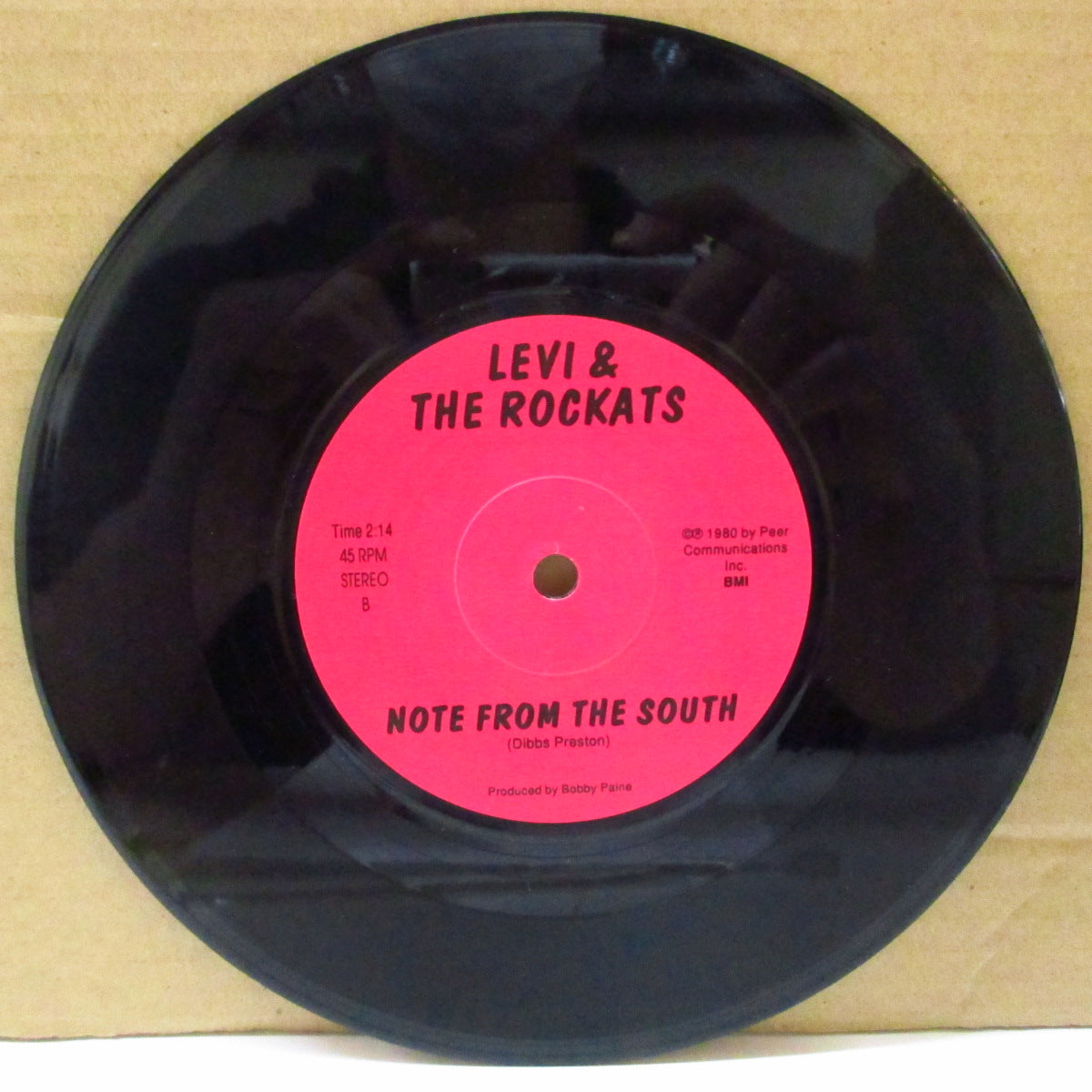 LEVI & THE ROCKATS (リーヴァイ & ザ・ロカッツ) - Rockabilly Idol (Japan 90's 再発 7"/フラットセンター)