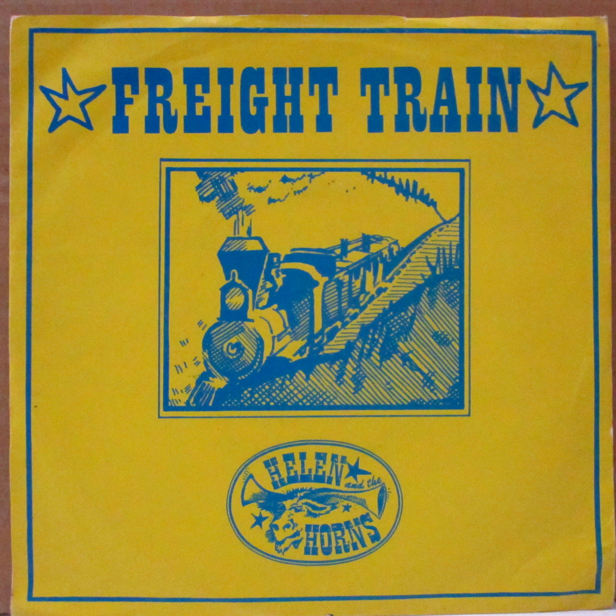 HELEN & THE HORNS (ヘレン・アンド・ザ・ホーンズ) - Freight Train (UK オリジナル 7"/イエロージャケ)