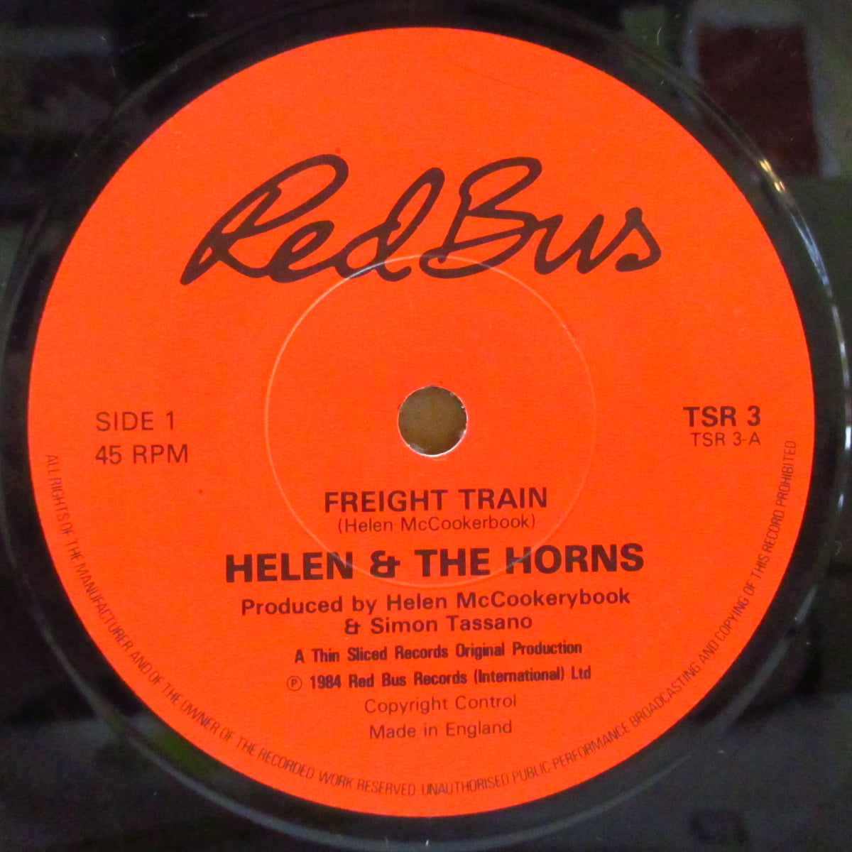 HELEN & THE HORNS (ヘレン・アンド・ザ・ホーンズ) - Freight Train (UK オリジナル 7"/イエロージャケ)