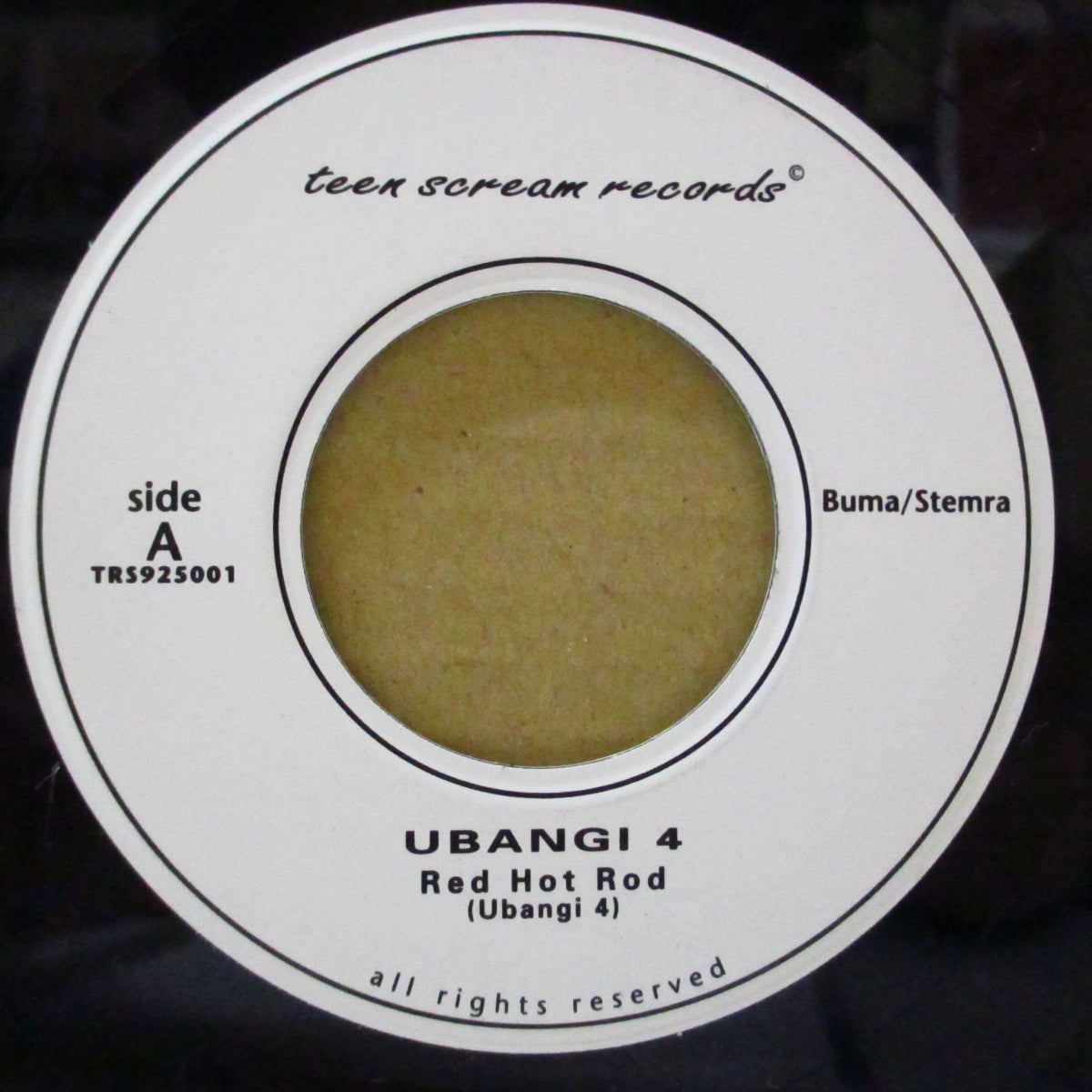 UBANGI 4 (ウバンギ 4) - Red Hot Rod +2 (Dutch 500枚限定 7")