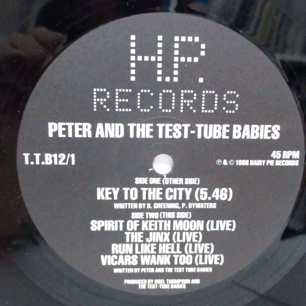 PETER AND THE TEST TUBE BABIES (ピーター & ザ・テスト・チューブ・ベイビーズ) - Key To The City (UK Orig.12")