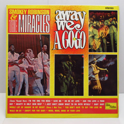 MIRACLES (SMOKEY ROBINSON & THE) - Away We A Go-Go (UK:Orig.STEREO)