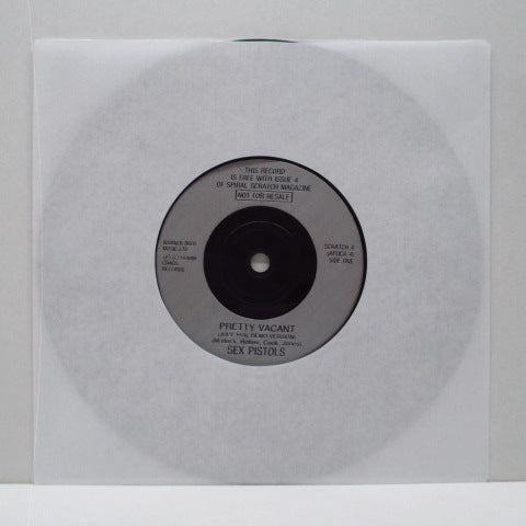 SEX PISTOLS - Pretty Vacant (UK Spiral Scratch Zine's Free 7")