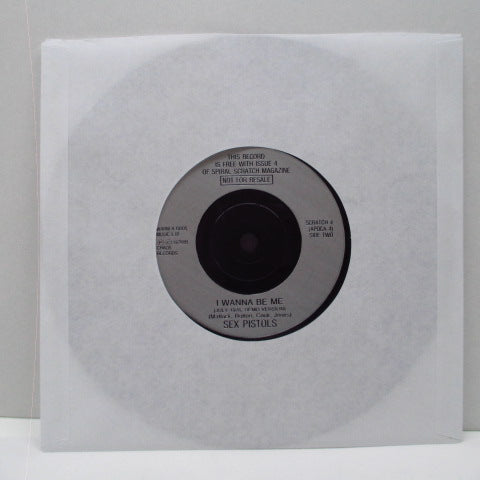 SEX PISTOLS (セックス・ピストルズ) - Pretty Vacant (UK Spiral Scratch Zine's Free 7")