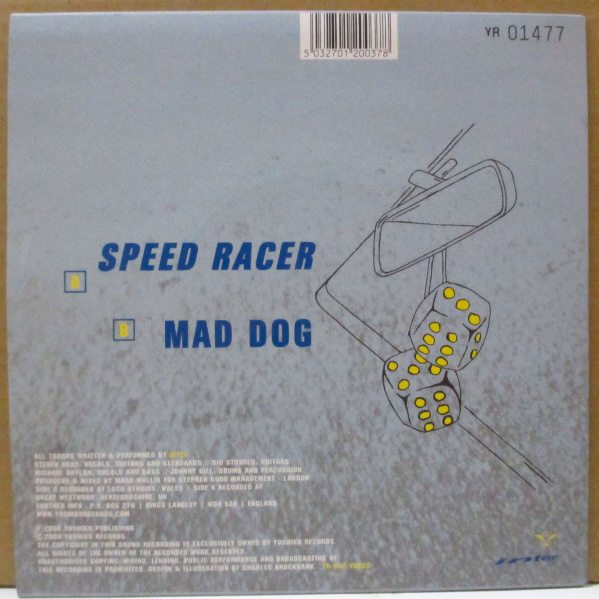 INTER (インター) - Speed Racer (UK Orig.Yellow Vinyl 7")