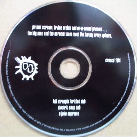 PRIMAL SCREAM, Irvine Welsh & On-U Sound (プライマル・スクリーム) - The Big Man And The Scream Team Meet... (UK 限定 CD-EP)