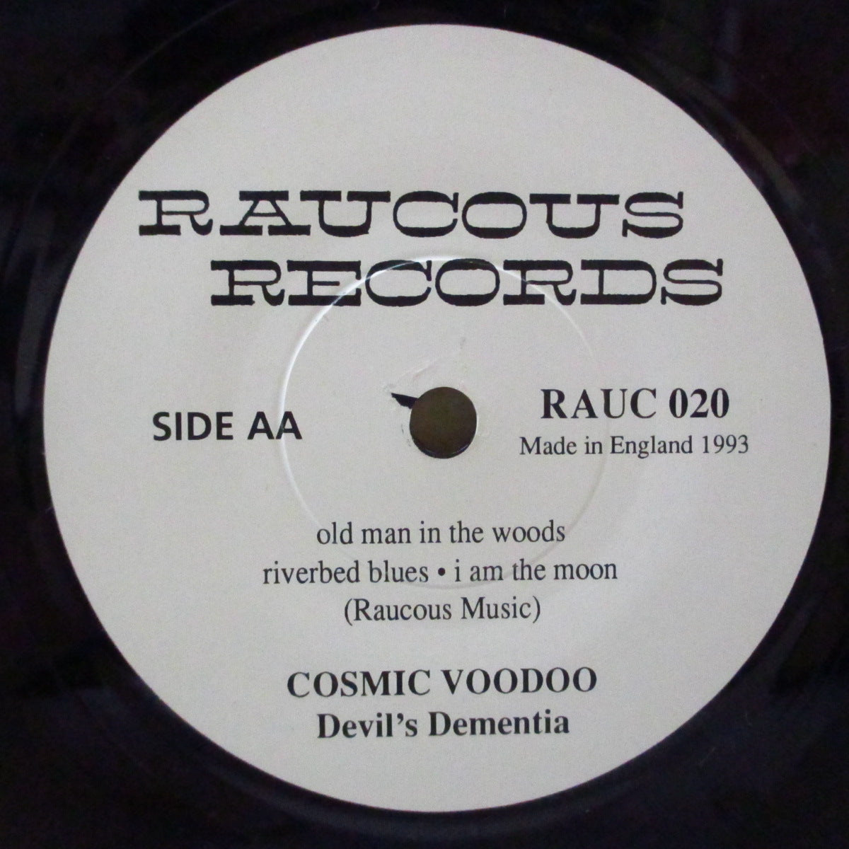 COSMIC VOODOO (コズミック・ヴードゥー) - Devil's Dementia (UK オリジナル 7")