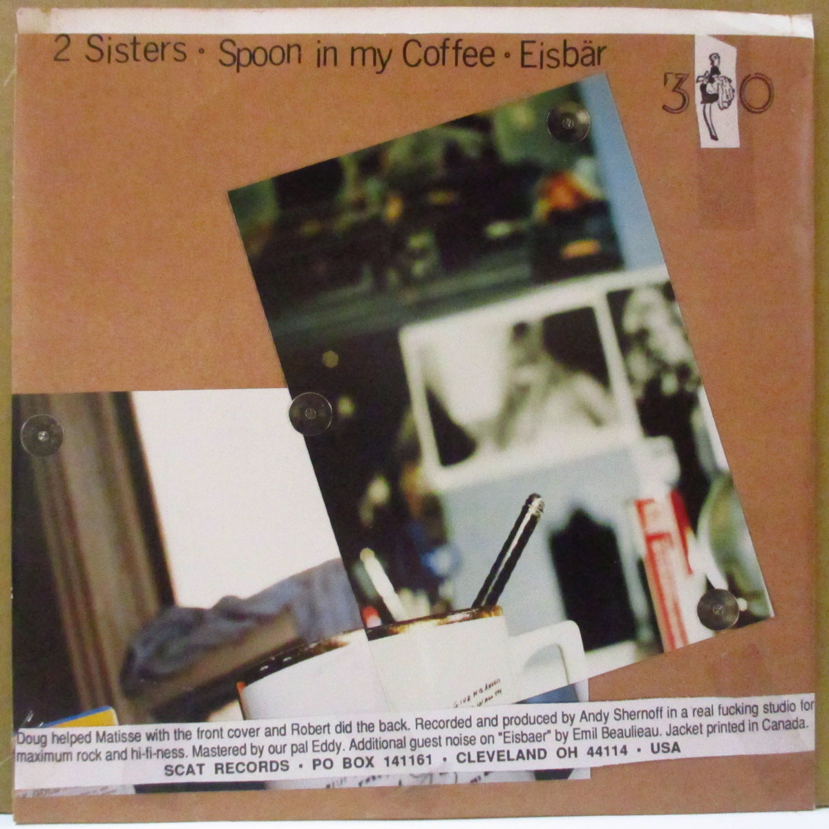 PRISONSHAKE (プリズンシェイク) - 2 Sisters +2 (US/Canada Orig.7")