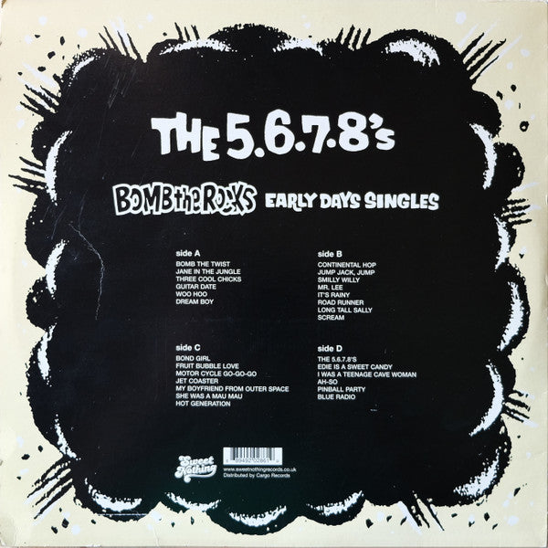 5.6.7.8’S (ザ・ファイブ・シックス・セブン・エイツ) - BOMB THE ROCKS / Early Days Singles 1989-1996 (UK 500枚限定再発 2xLP/New) 初期コンピ27曲!