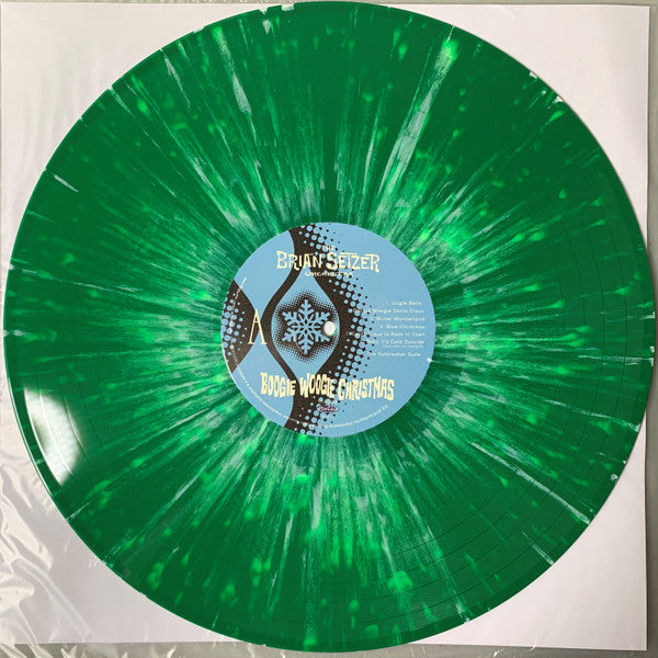 BRIAN SETZER ORCHESTRA (ブライアン・セッツァー・オーケストラ) - Boogie Woogie Christmas (US & EU 限定復刻再発「グリーン&ホワイトスプラッターヴァイナル」 LP/NEW)