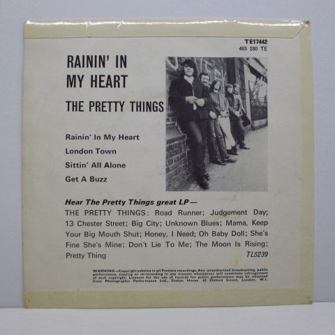 PRETTY THINGS (プリティ・シングス) - Rainin' In My Heart (UK Orig.EP/CFS)