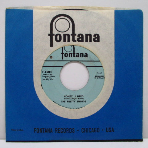 PRETTY THINGS - Honey, I Need (US Orig.7"+CS)